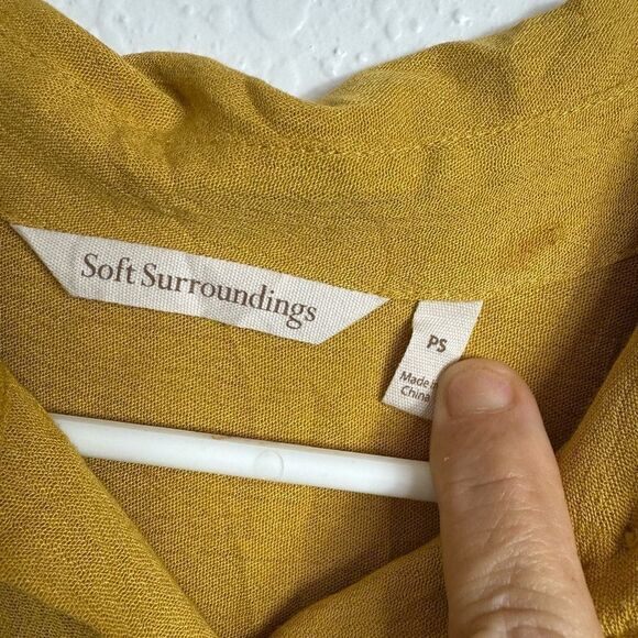 Soft Surroundings Arabitha Gauze Tunic Top Size PS - Picture 4 of 12